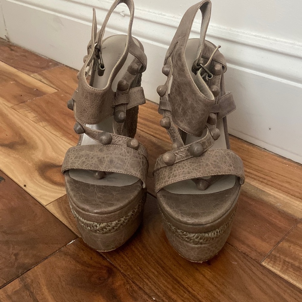 Balenciaga Wedges with studs